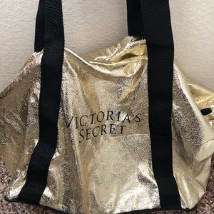 BRAND NEW Victoria Secret gold tote! ⭐️